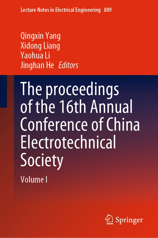 Front cover_The proceedings of the 16th Annual Conference of China Electrotechnical Society