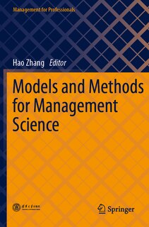 Front cover_Models and Methods for Management Science