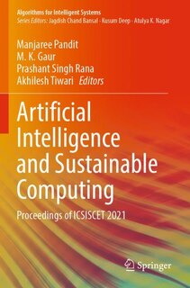 Front cover_Artificial Intelligence and Sustainable Computing