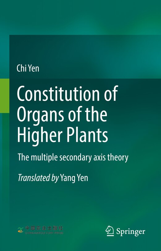 Couverture_Constitution of Organs of the Higher Plants
