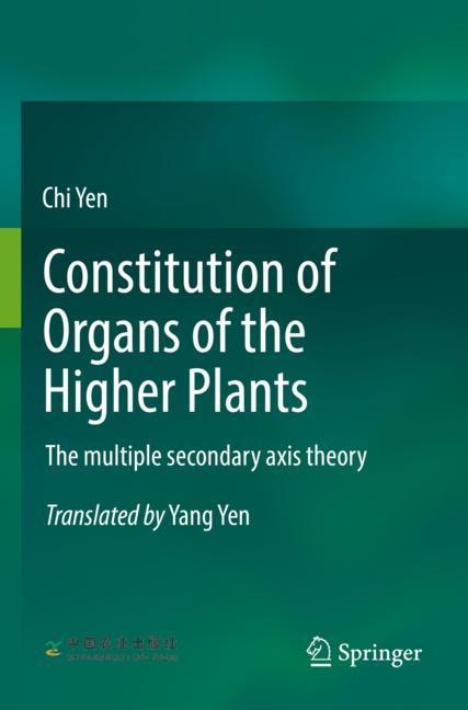 Couverture_Constitution of Organs of the Higher Plants