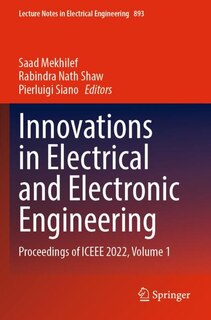Couverture_Innovations in Electrical and Electronic Engineering