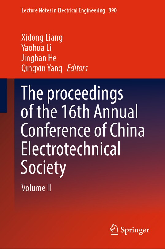 Front cover_The proceedings of the 16th Annual Conference of China Electrotechnical Society