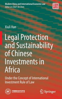 Front cover_Legal Protection and Sustainability of Chinese Investments in Africa
