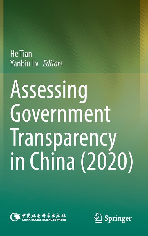 Front cover_Assessing Government Transparency in China (2020)