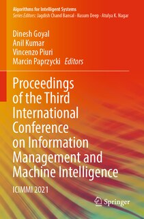 Front cover_Proceedings of the Third International Conference on Information Management and Machine Intelligence