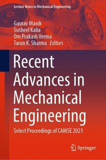 Front cover_Recent Advances in Mechanical Engineering