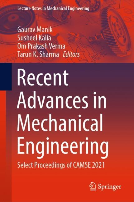 Front cover_Recent Advances in Mechanical Engineering