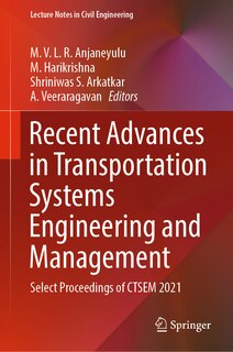 Couverture_Recent Advances in Transportation Systems Engineering and Management