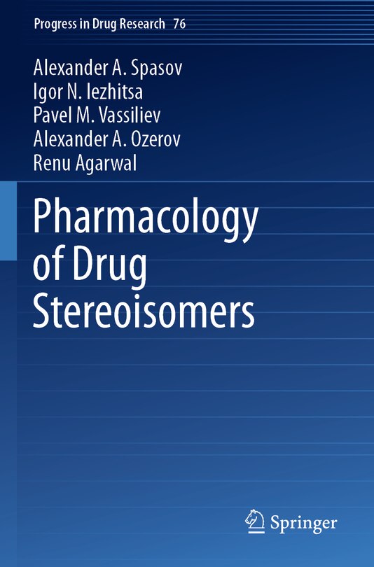 Couverture_Pharmacology of Drug Stereoisomers