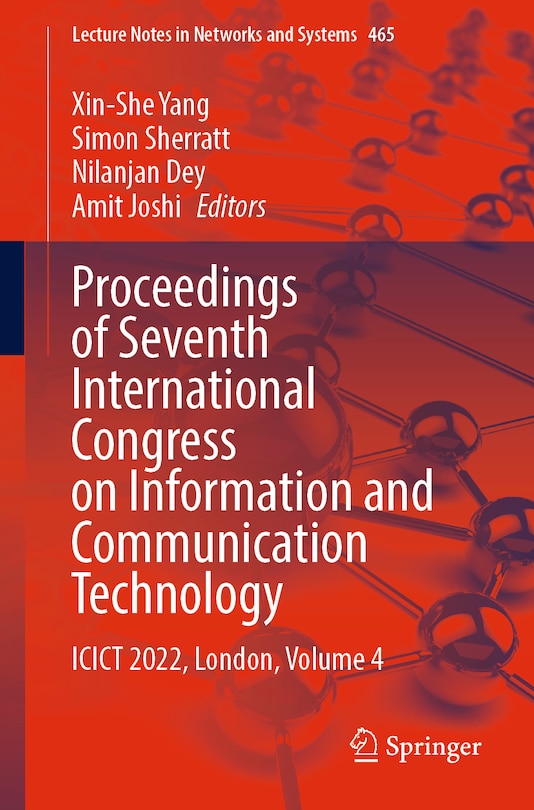 Couverture_Proceedings of Seventh International Congress on Information and Communication Technology