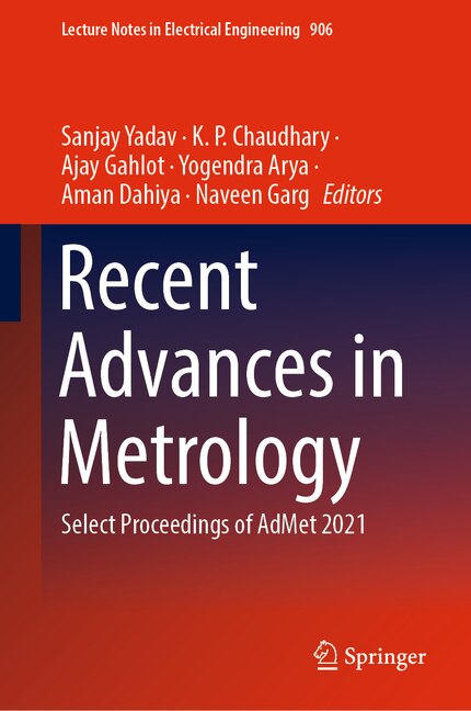 Front cover_Recent Advances in Metrology