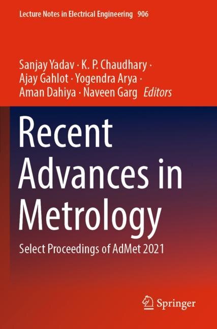 Front cover_Recent Advances in Metrology