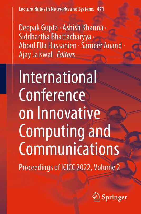 Couverture_International Conference on Innovative Computing and Communications