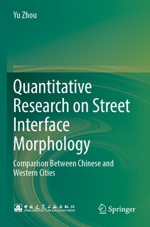 Couverture_Quantitative Research on Street Interface Morphology
