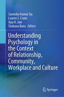 Couverture_Understanding Psychology in the Context of Relationship, Community, Workplace and Culture