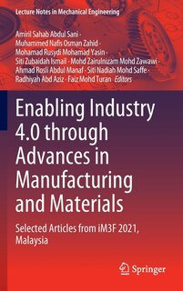 Front cover_Enabling Industry 4.0 through Advances in Manufacturing and Materials