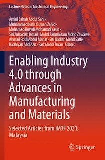 Couverture_Enabling Industry 4.0 through Advances in Manufacturing and Materials