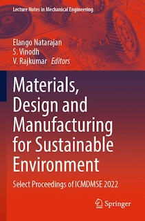 Front cover_Materials, Design and Manufacturing for Sustainable Environment