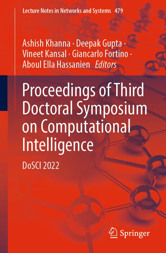 Front cover_Proceedings of Third Doctoral Symposium on Computational Intelligence