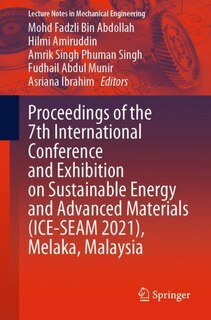 Front cover_Proceedings of the 7th International Conference and Exhibition on Sustainable Energy and Advanced Materials (ICE-SEAM 2021), Melaka, Malaysia