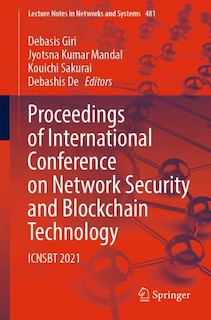 Couverture_Proceedings of International Conference on Network Security and Blockchain Technology