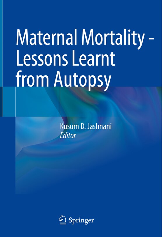 Front cover_Maternal Mortality - Lessons Learnt from Autopsy