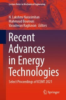 Front cover_Recent Advances in Energy Technologies