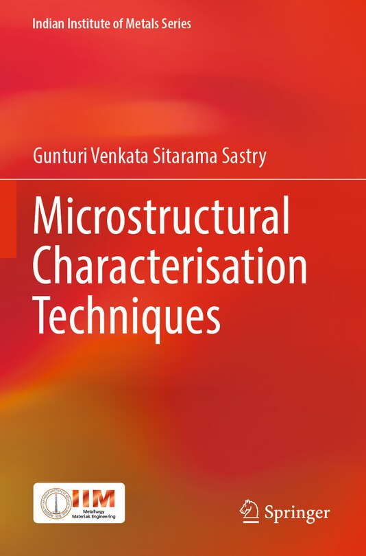 Front cover_Microstructural Characterisation Techniques