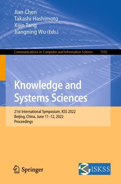 Couverture_Knowledge and Systems Sciences