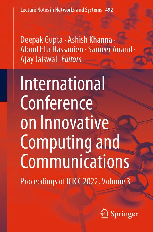 Front cover_International Conference on Innovative Computing and Communications