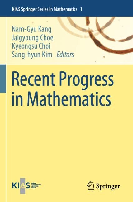 Front cover_Recent Progress in Mathematics