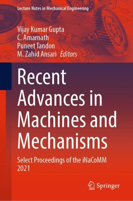 Front cover_Recent Advances in Machines and Mechanisms