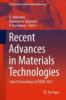 Front cover_Recent Advances in Materials Technologies