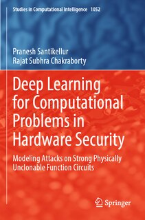Front cover_Deep Learning for Computational Problems in Hardware Security
