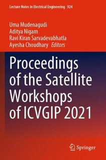 Front cover_Proceedings of the Satellite Workshops of ICVGIP 2021