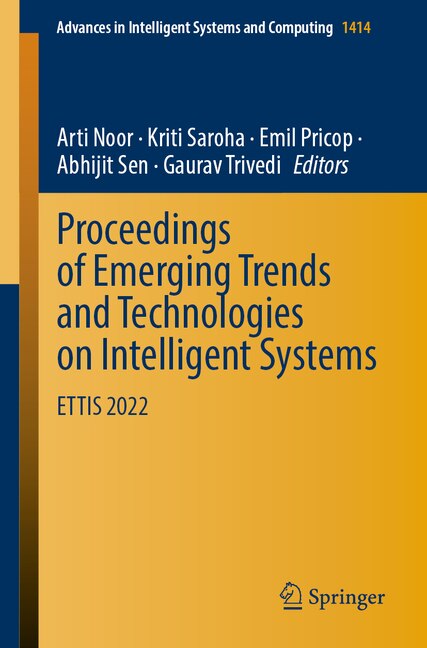 Couverture_Proceedings of Emerging Trends and Technologies on Intelligent Systems
