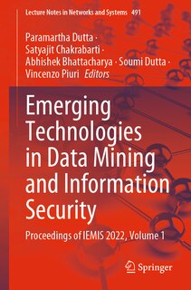 Couverture_Emerging Technologies in Data Mining and Information Security