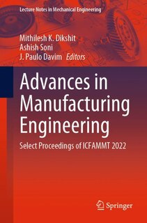 Front cover_Advances in Manufacturing Engineering