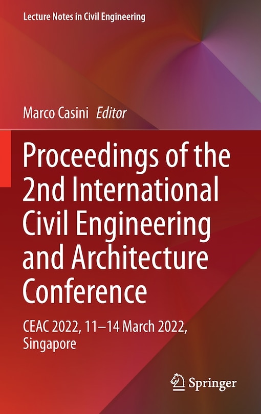 Couverture_Proceedings of the 2nd International Civil Engineering and Architecture Conference