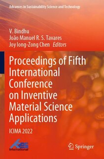 Couverture_Proceedings of Fifth International Conference on Inventive Material Science Applications
