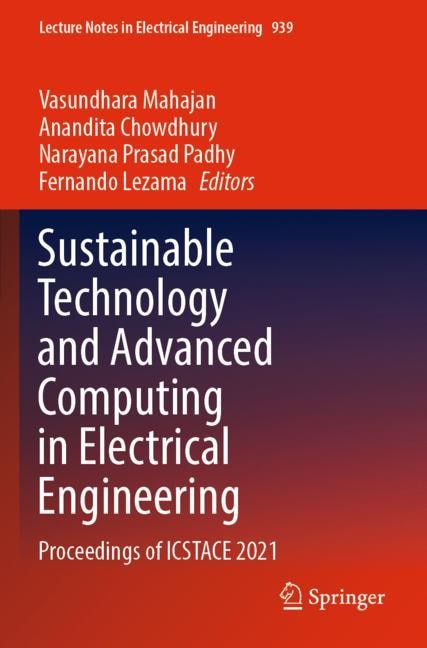 Couverture_Sustainable Technology and Advanced Computing in Electrical Engineering