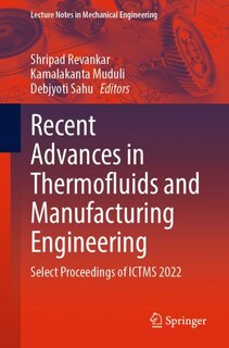 Couverture_Recent Advances in Thermofluids and Manufacturing Engineering