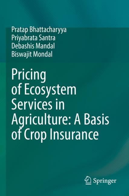 Couverture_Pricing of Ecosystem Services in Agriculture