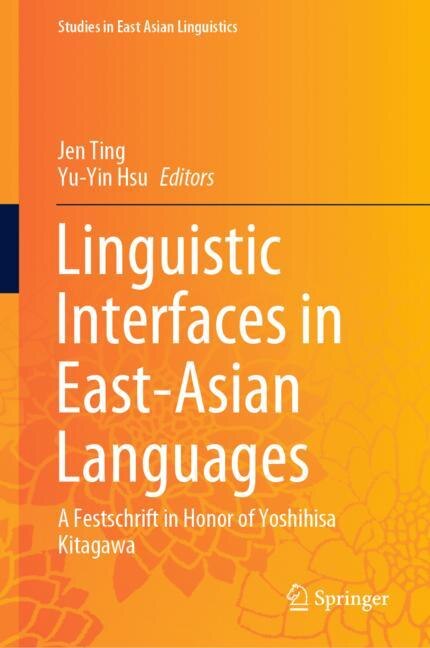 Front cover_Linguistic Interfaces in East-Asian Languages