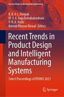 Front cover_Recent Trends in Product Design and Intelligent Manufacturing Systems