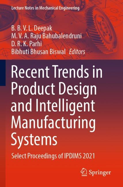 Couverture_Recent Trends in Product Design and Intelligent Manufacturing Systems