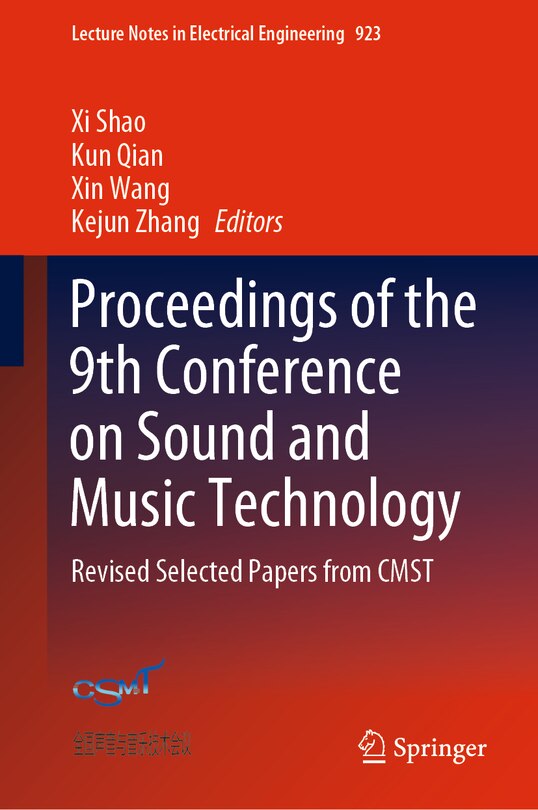 Couverture_Proceedings of the 9th Conference on Sound and Music Technology