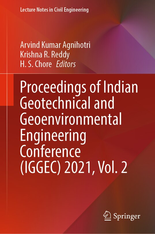 Front cover_Proceedings of Indian Geotechnical and Geoenvironmental Engineering Conference (IGGEC) 2021, Vol. 2