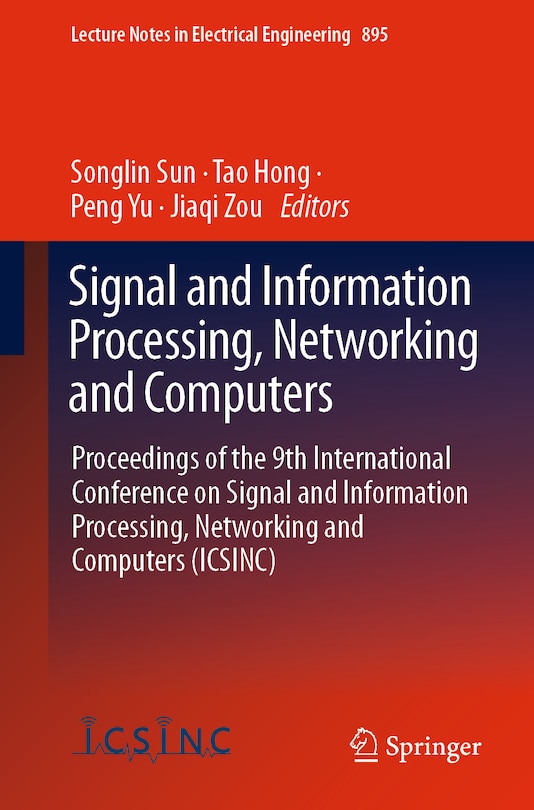 Couverture_Signal and Information Processing, Networking and Computers